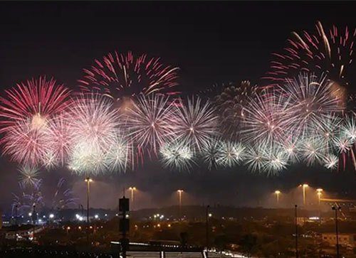 东阳市焰火晚会